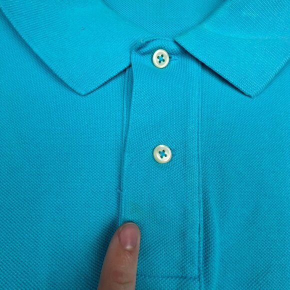 Polo Ralph Lauren Mens Polo Shirt Short Sleeve Pony Logo Size 2XL Light Blue - Picture 7 of 9